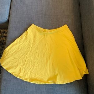 Yellow Forever 21 Skirt